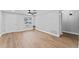 Bright, spacious living room with hardwood floors and plenty of natural light at 2214 Selkirk St, Valrico, FL 33594