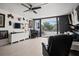 Enjoy outdoor living on this private balcony with neighborhood views, seating and shade at 30 Turner St # 202, Clearwater, FL 33756