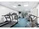 Community gym with treadmills, elliptical and weight equipment at 30 Turner St # 202, Clearwater, FL 33756