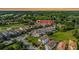 Aerial view of 3585 Torino Ln showcasing the property and surrounding golf course community at 3585 Torino Ln, Palm Harbor, FL 34683