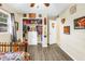 bedroom with a dresser, closet, and sports decor at 3753 Hollow Oak Pl, Land O Lakes, FL 34639