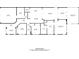 A detailed architectural floor plan showing the layout of the rooms and the dimensions of the space at 4220 Barletta Ct, Wesley Chapel, FL 33543