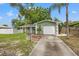 Well-maintained home with a green lawn, mature landscaping, and a driveway at 5245 3Rd N Ave, St Petersburg, FL 33710