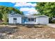 Charming one-story home with a well-maintained front yard and a bright blue front door at 6017 6Th Ave, New Port Richey, FL 34653