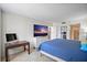 A spacious bedroom features bright walls, tile floors, and plenty of space to relax at 6287 Bahia Del Mar Cir # 404, St Petersburg, FL 33715