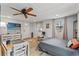 Studio apartment with bed, kitchenette and tv that create comfortable and efficient living space at 921 W Coral St, Tampa, FL 33602