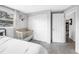 Bedroom with a closet, window, and access to kitchen at 10243 114Th Ter, Largo, FL 33773