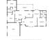Detailed floor plan showcasing layout of bedrooms, kitchen, living room, and garage dimensions at 1211 64Th Nw St, Bradenton, FL 34209