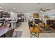 Spacious living area flows into the kitchen, creating an inviting and connected living space at 12669 Eastpointe Dr, Dade City, FL 33525