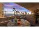 Balcony with beach and sunset views, plus outdoor dining furniture at 17900 Gulf Blvd # 1B, Redington Shores, FL 33708