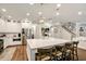 Beautiful kitchen features a large island, stainless steel appliances, and lots of natural light at 21028 Ski Way, Land O Lakes, FL 34638