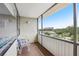 Enjoy serene views from this condo balcony overlooking the lake and golf course at 2615 Cove Cay Dr # 409, Clearwater, FL 33760