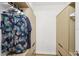 Walk-in closet with custom built-in shelving providing ample storage space at 2615 Cove Cay Dr # 409, Clearwater, FL 33760