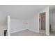 Bright bedroom offers modern flooring and a bathroom with shower at 2728 58Th S St, Gulfport, FL 33707