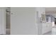 Modern kitchen features white cabinets, updated countertops and stainless steel appliances, seamlessly integrated at 2728 58Th S St, Gulfport, FL 33707