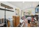 Unfinished basement with hardwood floors, window to outside, and lots of natural light at 3603 E Sterling Cir, Tampa, FL 33629