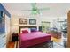 Spacious main bedroom with ensuite bathroom and hardwood floors at 3603 E Sterling Cir, Tampa, FL 33629