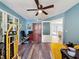 Home office with wood flooring at 44 Pinewood Cir, Safety Harbor, FL 34695
