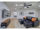 Open-concept living room with modern decor, providing a comfortable and stylish space to unwind at 506 Summerwood Ct, Tarpon Springs, FL 34689