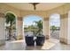 Balcony with outdoor seating overlooking a waterfront view at 5405 Tybee Island Dr, Apollo Beach, FL 33572