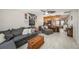 Comfortable living room that flows into the kitchen at 602 Lynchburg Dr, Brandon, FL 33511