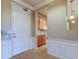 Apartment entryway leading to kitchen with cabinets and appliances at 7901 Seminole Blvd # 1103, Seminole, FL 33772