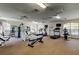 The gym offers various equipment, including treadmills, weight machines, and free weights for a comprehensive workout experience at 7901 Seminole Blvd # 1103, Seminole, FL 33772