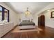 Spacious bedroom featuring hardwood floors, neutral walls, and ample natural light at 843 17Th N Ave, St Petersburg, FL 33704