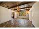 Bright dining room featuring wood-beamed ceilings, chandelier, and large windows at 843 17Th N Ave, St Petersburg, FL 33704