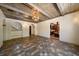Dining room showcases unique tiled floors and wood-beamed ceilings at 843 17Th N Ave, St Petersburg, FL 33704