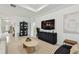Living room showcases stylish decor, and a neutral palette at 9287 Crescent Ray Dr, Wesley Chapel, FL 33545