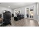 Bright living room featuring light grey floors and stylish furniture at 11308 Temperley Pl, Tampa, FL 33625
