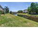 Enjoy this lovely water view from the back of this property at 12323 Country White Cir, Tampa, FL 33635
