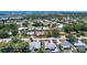 Community aerial view highlighting residential neighborhood near water, showcasing a prime location at 14542 Anchorage Cir, Seminole, FL 33776