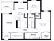 Detailed floor plan showcasing the layout, measurements, and dimensions of the rooms at 1910 E Palm Ave # 10209, Tampa, FL 33605