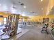 Well equipped community gym with state of the art exercise machines and weights for resident fitness at 1910 E Palm Ave # 10209, Tampa, FL 33605