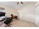 Office space with desk and neutral walls at 2402 Blue Stone Ct, Valrico, FL 33594