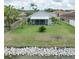 Aerial view showcasing the home's backyard oasis with lake access and a screened patio at 29542 Forest Glen Dr, Wesley Chapel, FL 33543