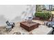 Modern fire pit and seating area, perfect for outdoor gatherings and relaxing evenings at 3303 Monroe Meadows Dr, Odessa, FL 33556