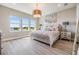 Spacious main bedroom with three windows and modern furnishings for a relaxing retreat at 3303 Monroe Meadows Dr, Odessa, FL 33556