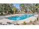 Resort-style pool with sun loungers, umbrellas, and clear blue water, creating a relaxing vacation vibe at 3303 Monroe Meadows Dr, Odessa, FL 33556