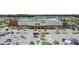 Aerial view of a Publix shopping center surrounded by a large parking lot and residential homes in the distance at 3303 Monroe Meadows Dr, Odessa, FL 33556
