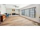 Bright living room boasts sleek floors, a modern fireplace, and a large window at 36601 Roberts Rd, Dade City, FL 33525