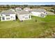 Aerial view of new homes with spacious backyards, showing the community layout and ample outdoor space at 38190 Shale Stone Ct, Zephyrhills, FL 33540