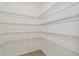Walk-in pantry with metal shelving providing ample storage space at 38190 Shale Stone Ct, Zephyrhills, FL 33540