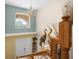 Foyer showcasing tall ceilings, a chandelier, and double front doors at 4180 Jacaranda Cir, Brooksville, FL 34604