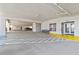 Spacious parking garage with well-defined parking spaces and easy access to the building's entrance at 445 Hamden Dr # 502, Clearwater Beach, FL 33767