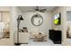 Cozy living room featuring comfortable seating, soft textures, and modern decor elements at 4511 S Manhattan Ave # 10, Tampa, FL 33611