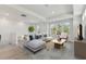 Bright living room with large windows, comfortable seating, and a stylish rug, creating an inviting space at 4717 W Mccoy St # 2, Tampa, FL 33616