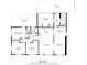 Detailed floor plan showcasing the layout, dimensions, and spatial relationships of rooms in the home at 4721 W Iowa Ave, Tampa, FL 33616